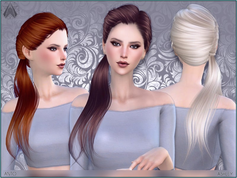 Anto Ashley Hair Mod Sims 4 Mod Mod For Sims 4