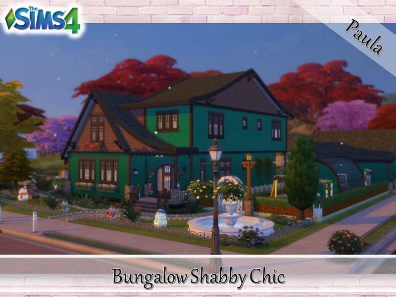  Bungalow  Shabby Chic Mod  Sims 4 Mod  Mod  for Sims 4