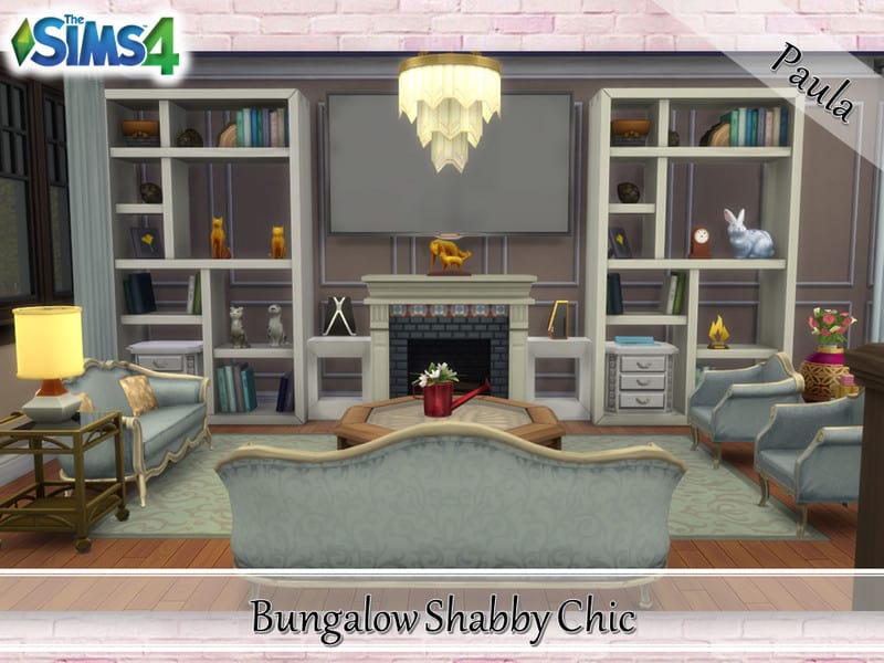  Bungalow  Shabby Chic Mod  Sims 4 Mod  Mod  for Sims 4