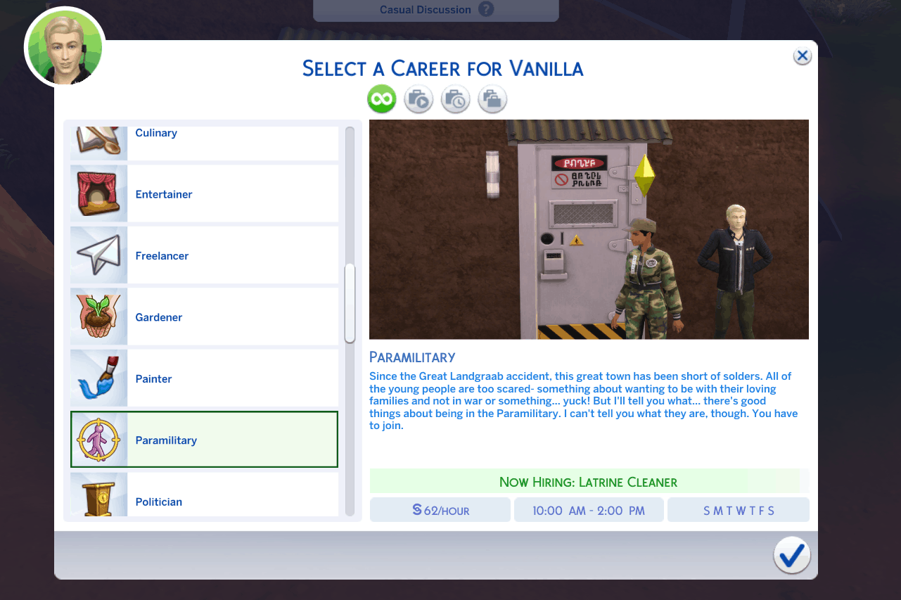 sims 4 model career mods base game