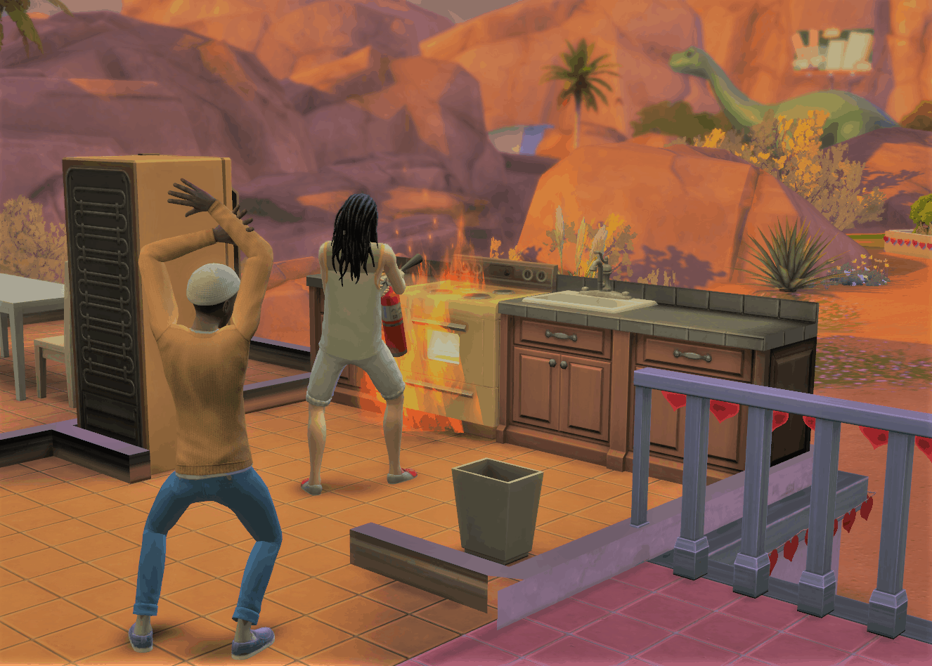 sims 4 how to start a fire