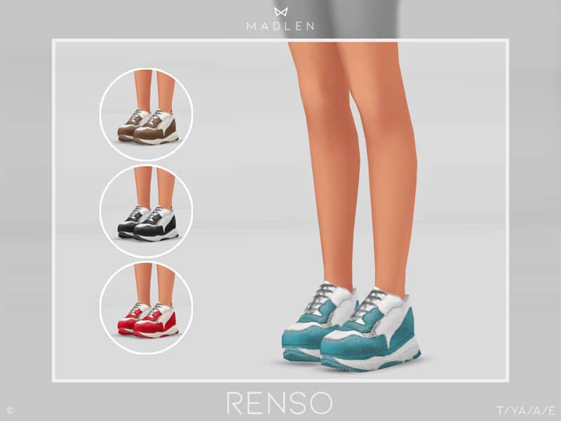 Madlen Renso Shoes Mod Sims 4 Mod Mod For Sims 4