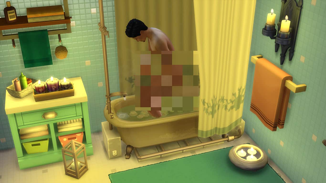 Off Grid Bath And Shower Tubs Mod Sims 4 Mod Mod For Sims 4