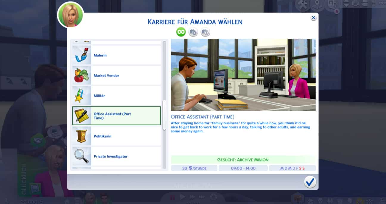 sims 4 part time jobs for adults mod