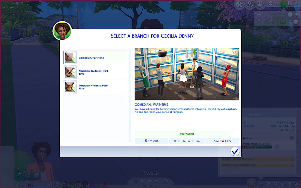 sims 4 part time jobs for adults mod