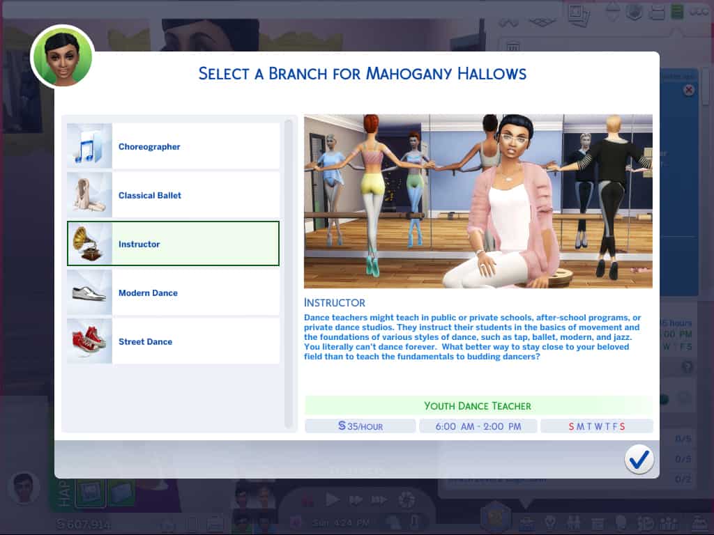 sims 4 careers