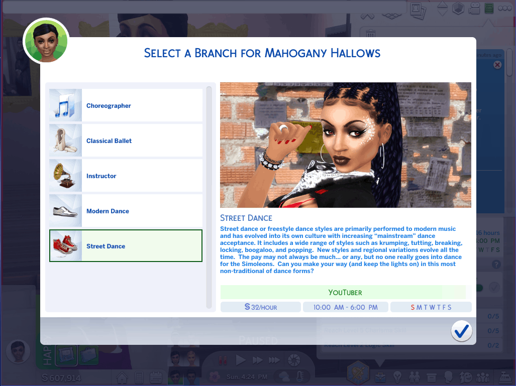 sims 4 model career mod 2020