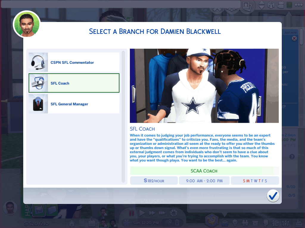 sims 4 career mod model