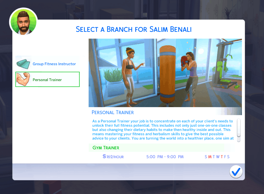 modeling career sims 4 mod