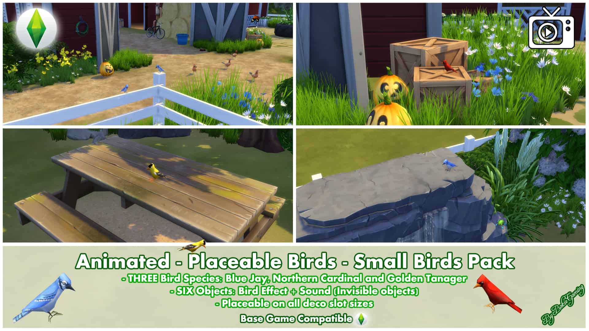 sims 4 pet bird mod