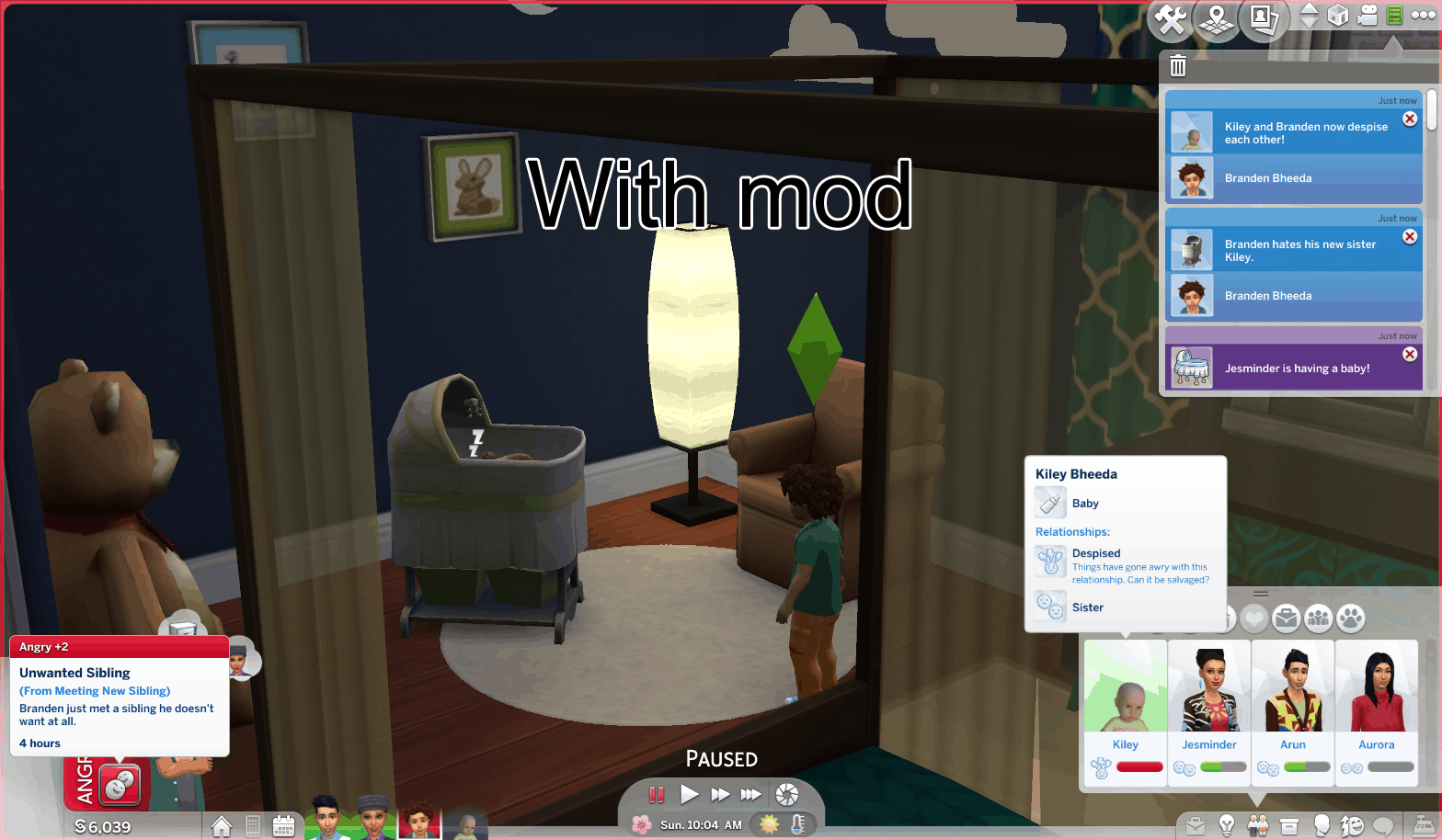 child adult relationship mod sims 4