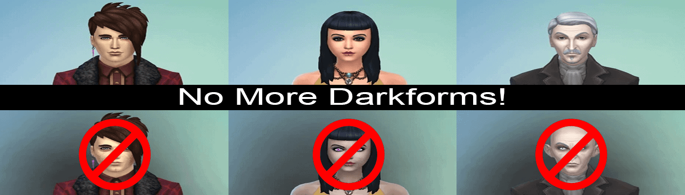 sims 4 vampire dark form