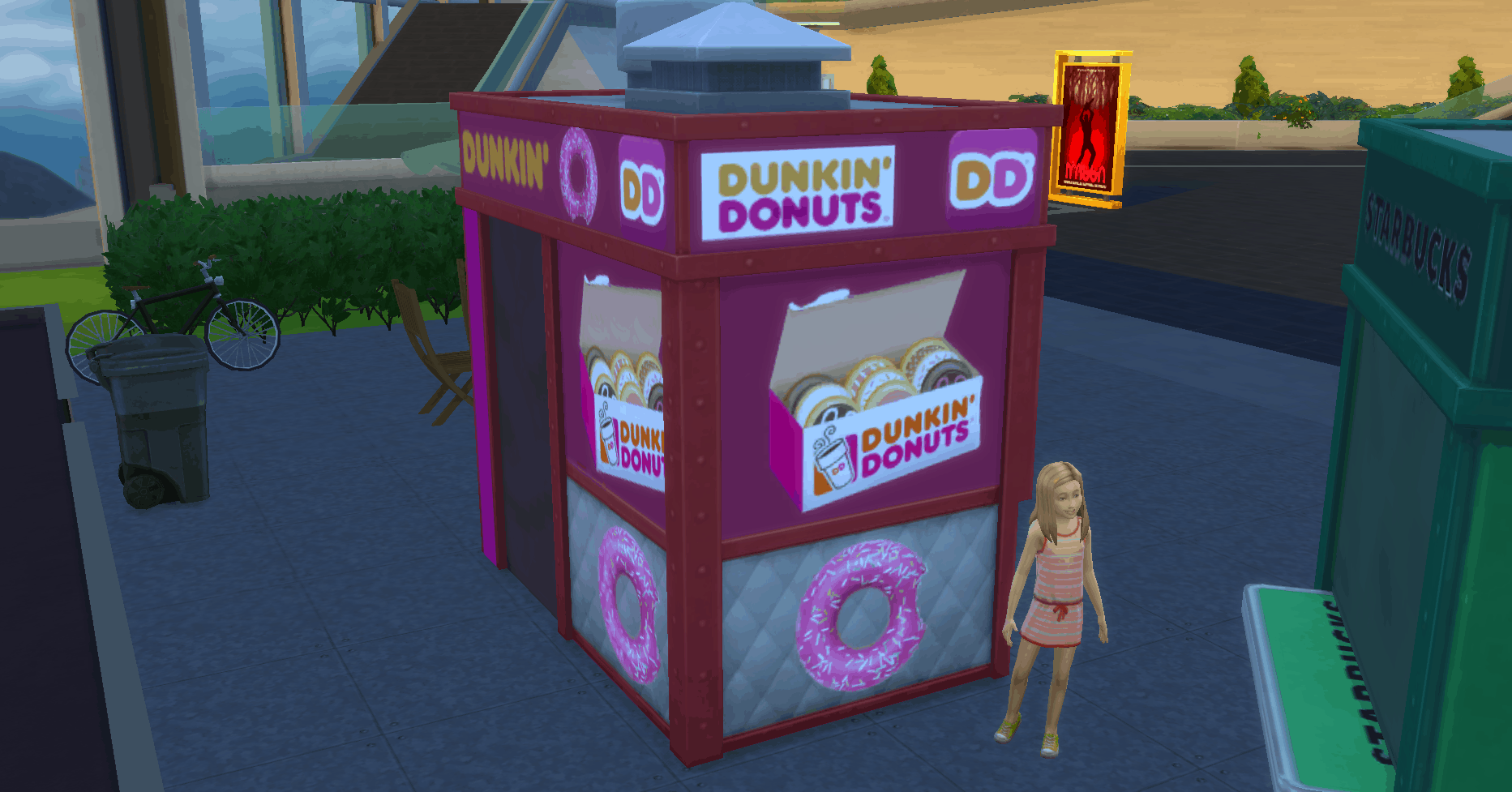 Dunkin’Donuts to go! Mod Sims 4 Mod Mod for Sims 4