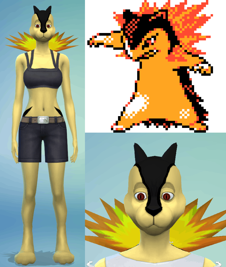 Pokemod By Leljas: Play as a Typhlosion and/or Ampharos from Pokemon