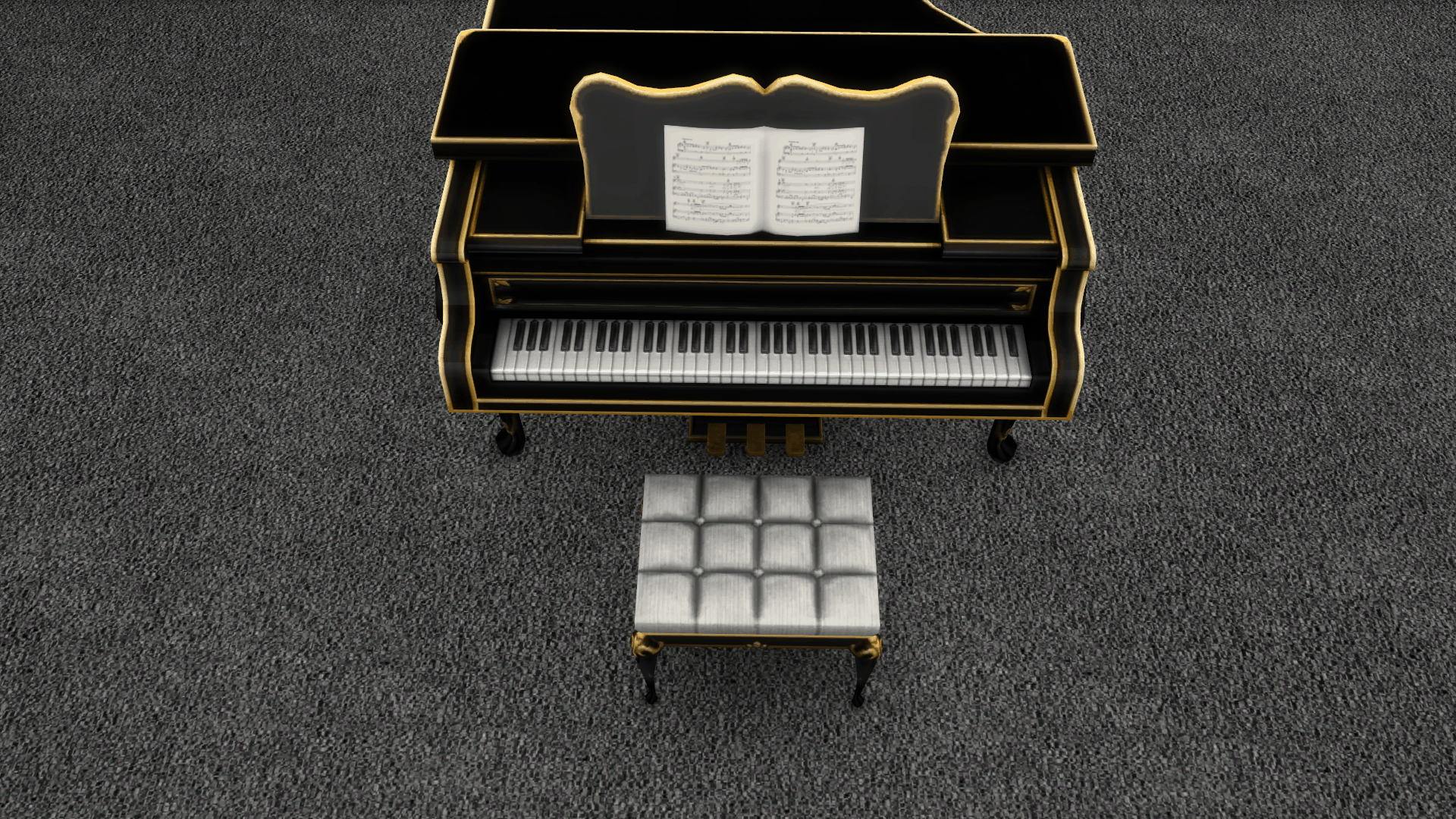 Elegant Buyable Classical Piano Mod Sims 4 Mod Mod For Sims 4