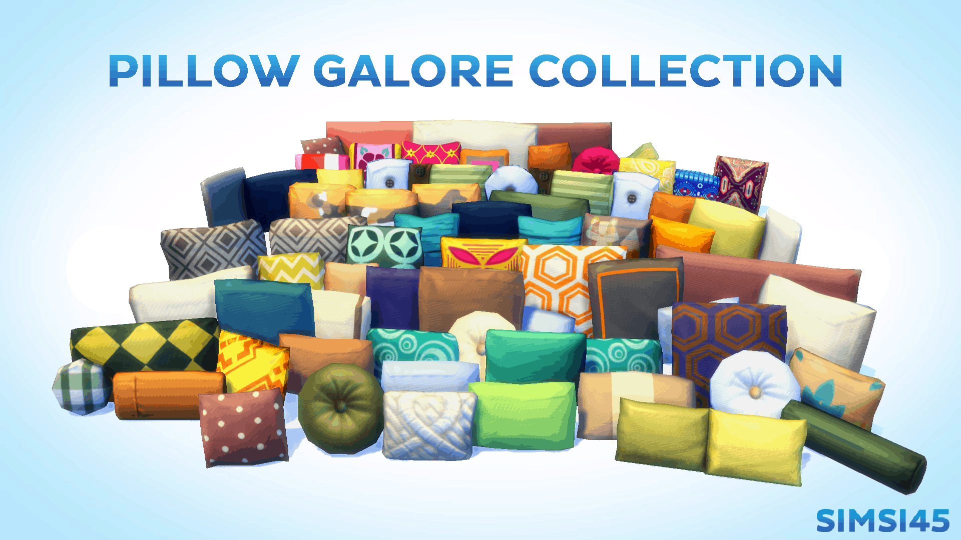 Sims 4 CC Pillows Packs
