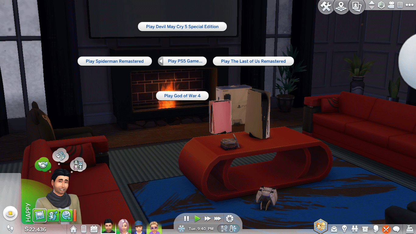 game consoles sims 4 mod