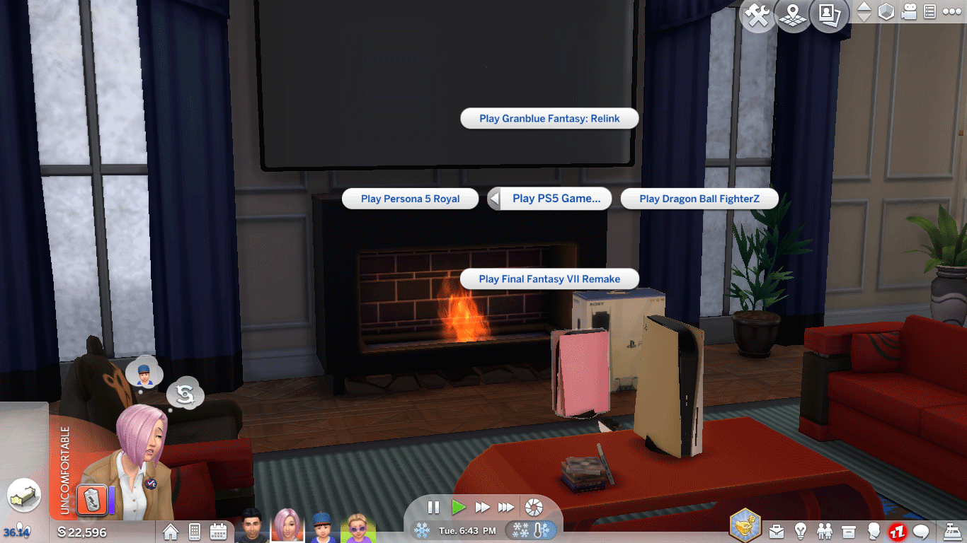 sims 4 video game console mod