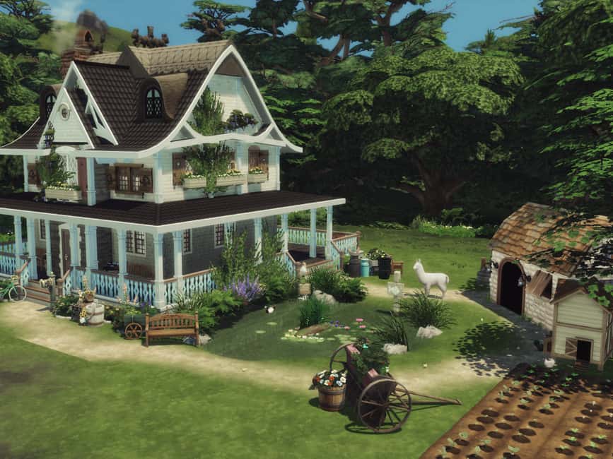 how to download sims 4 farm mod